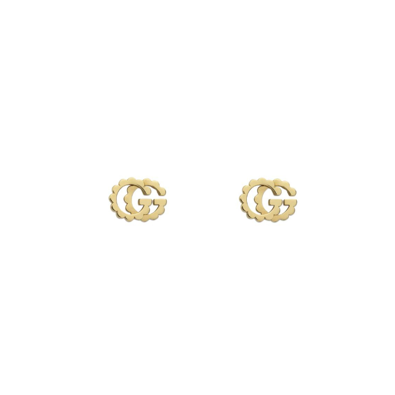 Gucci GG Running 18ct White Gold Conflict Free Diamonds Interlocking Double  G Motif Hoop Earrings YBD581982001MW